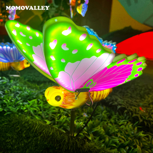 ไฟ LED 40ซม. ลาย Mariposas สำหรับตกแต่งสวนฮาโลวีนตกแต่งภูมิทัศน์คริสมาสต์การเคลื่อนไหวของแสง3D รูปผีเสื้อ - Product Image 5