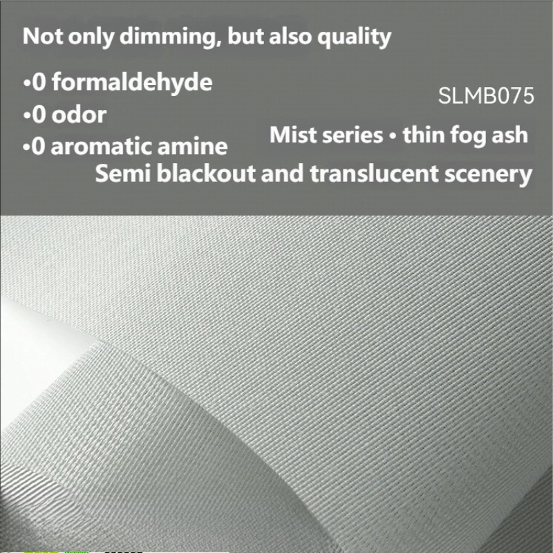 Store romain semi-transparent monocouche : gris brume