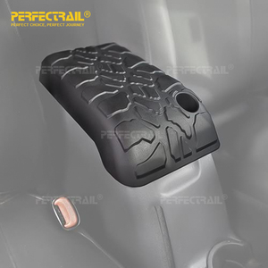 PERFECTRAILカーパーツアームレストラッチカバーセンターコンソール収納ボックスジープラングラーTJ1997-2006用蓋カバー - Product Image 3