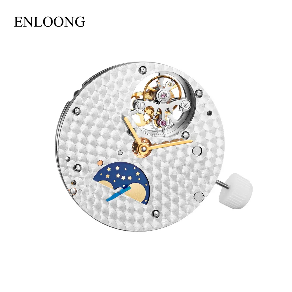 ENLOONG China Luxury Custom avvolgimento manuale parti del movimento dell'orologio movimento Tourbillon volante meccanico reale cinese