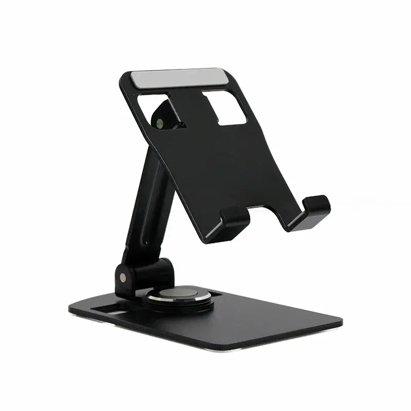 Tragbarer 360° Drehbarer Einstellbarer Handyhalter Mobiltelefonzubehör Display-Ständer Tablet und Mobiltelefon-Schreibtischhalter