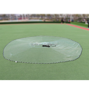 Cast <strong>Net</strong> Fishing 10ft1/4 Sq <strong>1</strong> Inches Mesh <strong>1</strong>.0lb American Style Hand Throwing Cast <strong>Net</strong> Nylon Monofilament Lead Sinker Cast <strong>Net</strong> - Product Image 4