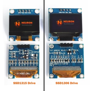 0,96" OLED-Modul I2C IIC Serie 128 × 64 OLED-Display-Modul SSD1315 Treiber