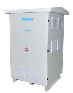 Inversor híbrido trifásico de 50KW y 360VDC para exteriores, 120/208VAC con controlador solar y cargador de batería AC/DC, todo en uno