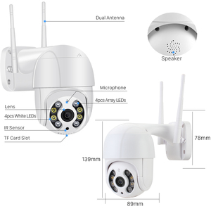 工場HDWifiカメラ屋外ワイヤレスカメラ双方向オーディオナイトビジョンマイクスピーカースマートWifiIPカメラ - Product Image 3