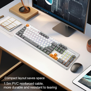 Customized <strong>Computer</strong> 104-key Three-color Mechanical Wired <strong>Keyboard</strong> with RGB Backlight - Product Image 5