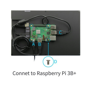 YZY 10,1-Zoll-LCD-Display 1280*800 Industrie computer mit HMI-Karte für Raspberry Pi - Product Image 4