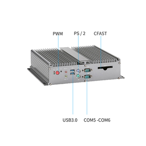 Compact Intel I5-7267U Fanless Box Pc Embedded Industrial <strong>Computer</strong> 2LAN 6COM 6USB 12-24v Support CFAST Card - Product Image 4