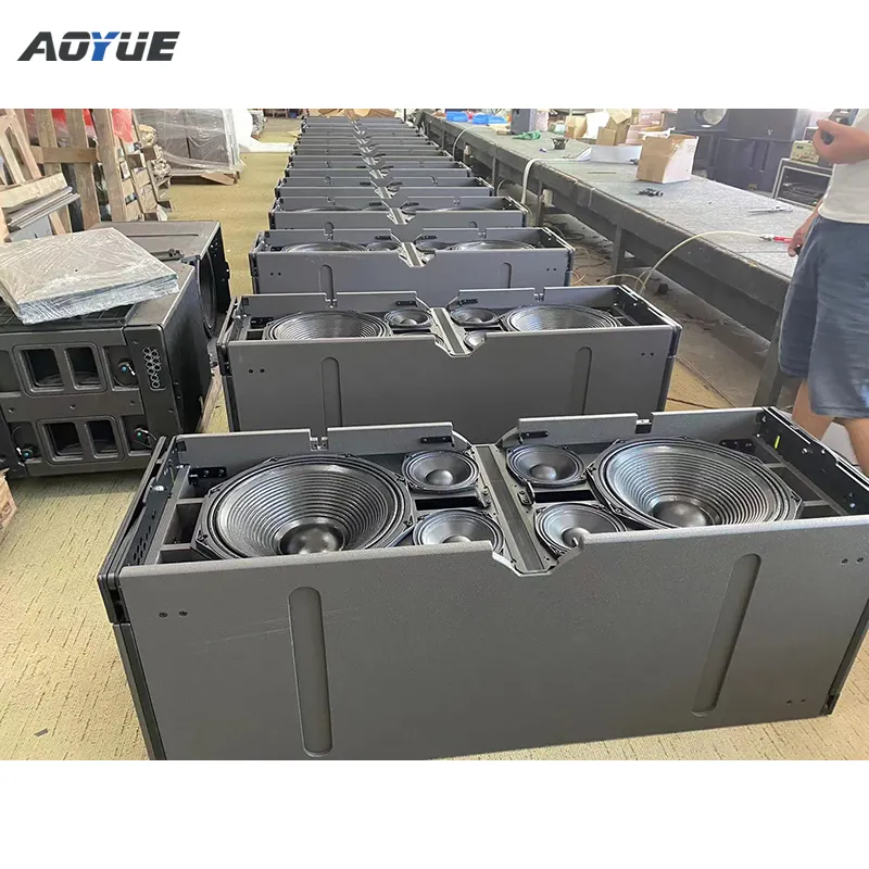 Aoyue KA-1 3 yollu ses hattı dizi ses sistemi ekipmanları hoparlörler 15 inç profesyonel