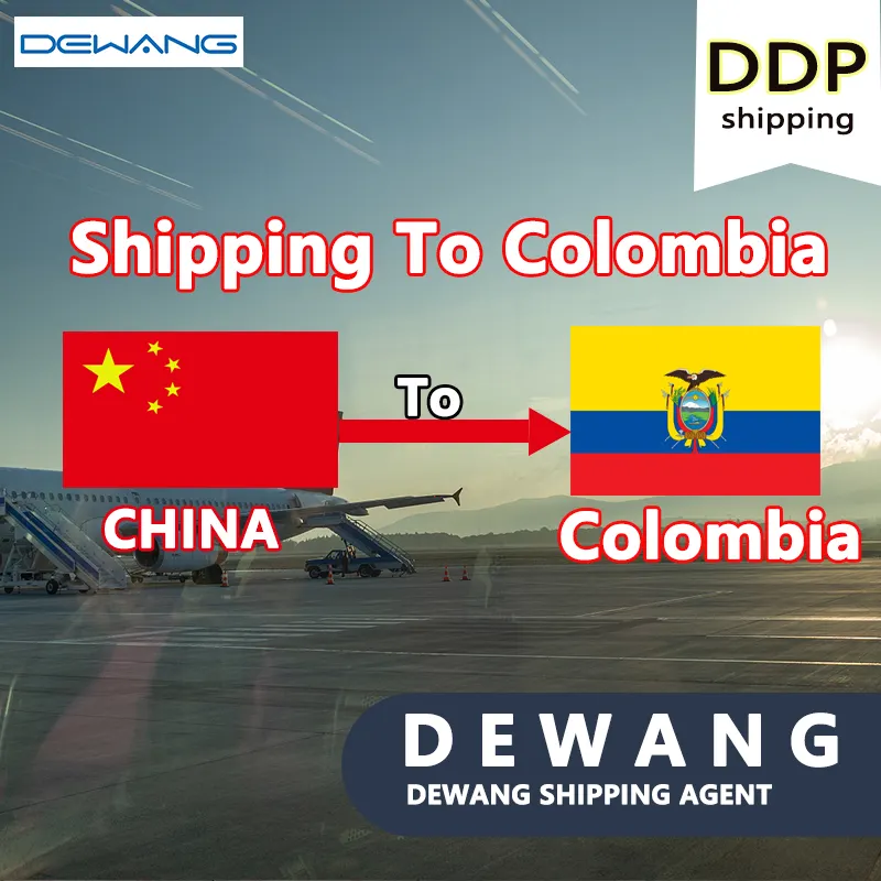 وكيل الشحن من ديوانغ إلى كولومبيا وكيل الشحن الخدمات اللوجستية DDP من الباب إلى الباب الشحن الجوي الصين الشحن إلى كولومبيا