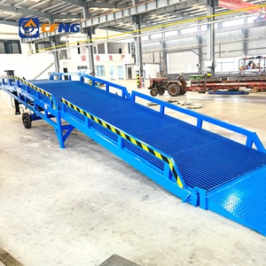 10 Tons 20 Tons Portable Mobile Truck <strong>Loading</strong> Ramp Hydraulic Container Terminal Lift <strong>Platform</strong> <strong>for</strong> Forklift <strong>Unloading</strong> Ramp - Product Image 3
