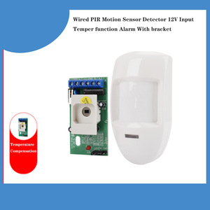 Kabel gebundener PIR-Bewegungs sensor detektor 12V Eingangs temperatur funktion Alarm Mit Halterung - Product Image 2