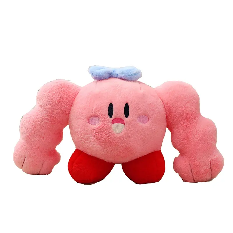 Bambola di peluche Muscle Star Kirby nuova