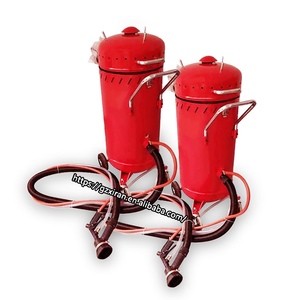 Kova Mini kumlama makinesi taşınabilir basınçlı kuru kumlama makinesi 10 galon tekerlekli pas ve boya kaldırma ekipmanları - Product Image 3