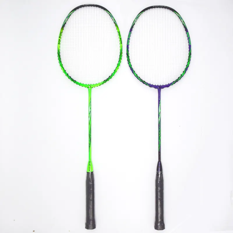 Nationaal Team Oem Custom Merknamen Badminton Racket 40T Full Carbon Badminton Racket