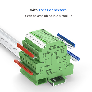 Modulo relè a stato solido sottile Ultra sottile per controllo CC AC 2 a3a5a Din Rail Led 250VAC - Product Image 5