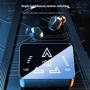 M48 <span class=keywords><strong>PRO</strong></span> tipi C TWS kablosuz kulaklık In-Ear AI çeviri LED gürültü iptal ve mikrofon şarj kutusu ile kulaklıklar
