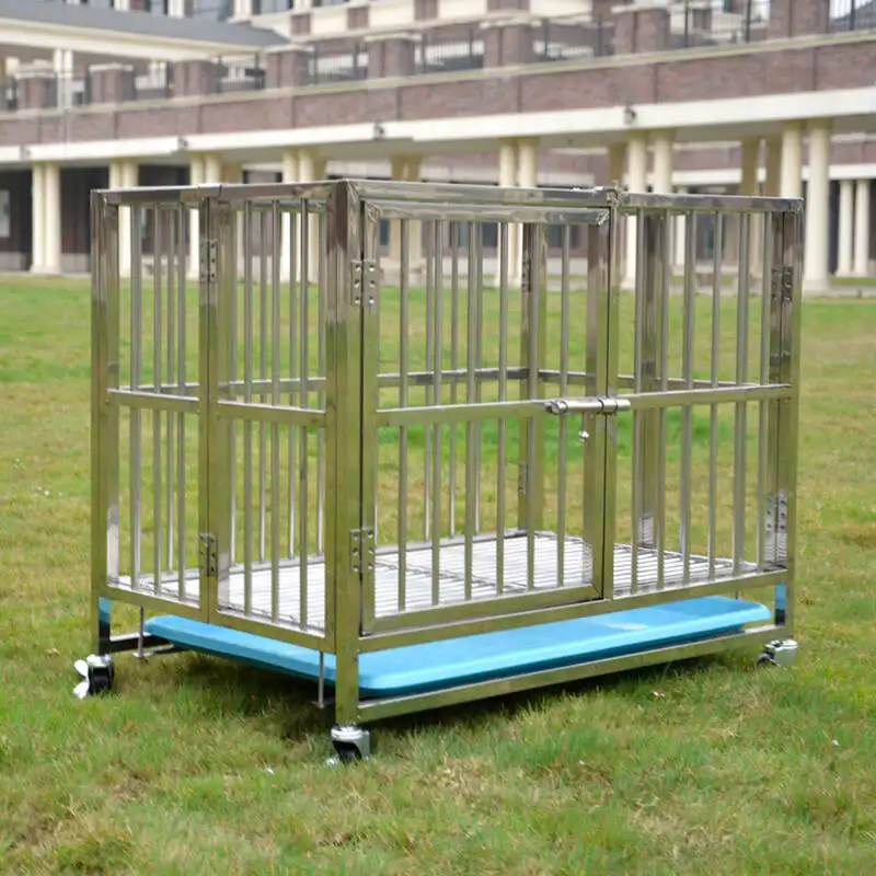 Various sizes stainless steel dog cage dog cages metal kennels outdoor cage for dogs