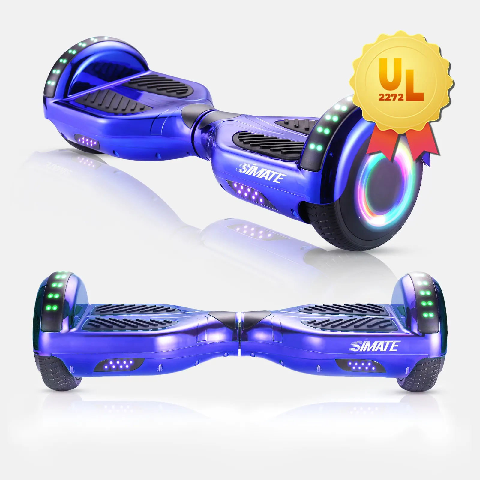 US spedizione gratuita molto economico 6.5 hoverboard LED luce elettrica bilanciamento scooter 2 ruote min balance car