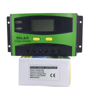WSSCC-5 12V/24V/48V 20A 30A 40A 50A 60A PWM контроллер солнечной зарядки, автоматическая идентификация для солнечной системы - Product Image 2