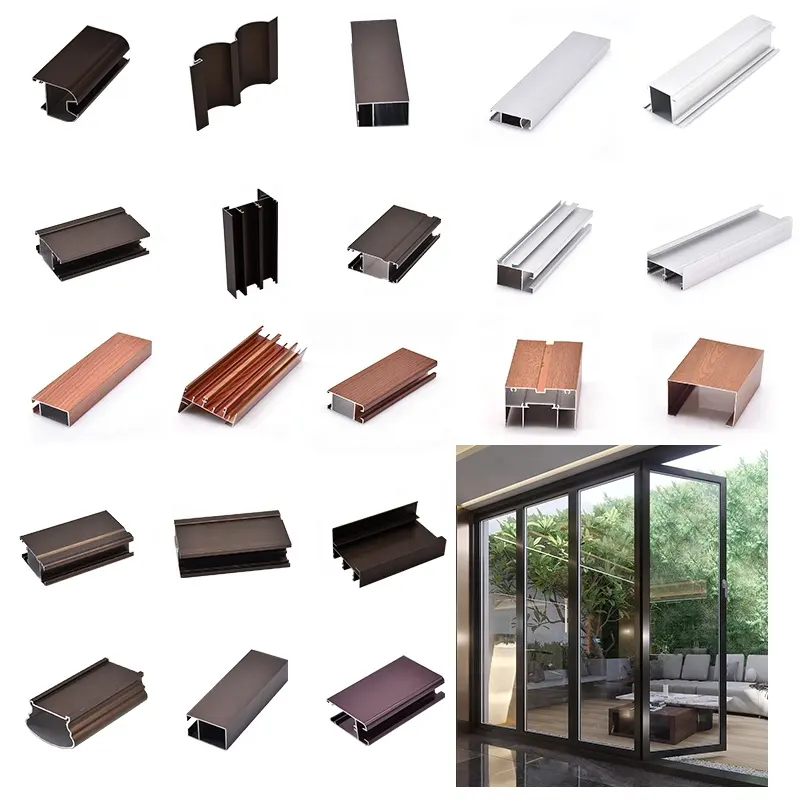 Aluminium Profiles Suppliers Glass Wardrobe Profiles Aluminum Sliding Door Frame Aluminium Profile
