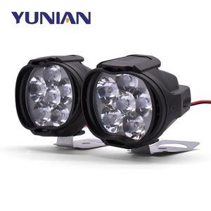 スーパーブライト6 <span class=keywords><strong>LED</strong></span>モーターサイクルヘッドライトホワイトスポットライト電気自動車スクーターランプ修正補助電球2022新しい