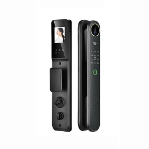 Yeni liste akıllı kilitler görsel telefon interkom fonksiyonu ile kamera 3D yüz tanıma parmak izi kilidi Villa otel ev için - Product Image 1
