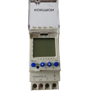 Kontron SUL810 Mini Industrial Digital Timer 16A Programmier barer Zeit schalter mit LCD-Anzeige 220V max. Spannung - Product Image 2