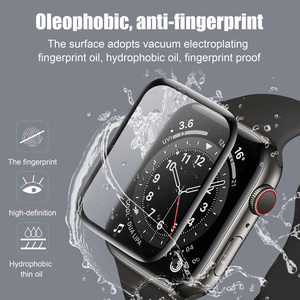 COOLYEP için temizle temperli cam ekran koruyucu ile uyumlu Apple için IWatch 7 41mm 45mm PET malzeme için akıllı saat - Product Image 5