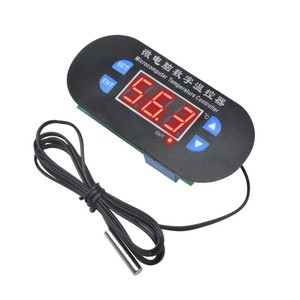 Controlador de temperatura con pantalla Digital LED dual ajustable, interruptor de termostato, Sensor de calor frío, rojo, 2 unidades - Product Image 5