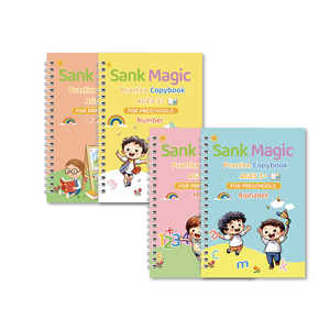 หนังสือฝึกเวทมนต์ดำร่องต่อกันภาษาอังกฤษ4แบบกำหนดเองหนังสือเวทมนตร์คาถาจมสำหรับเด็กนักเรียนประถม - Product Image 1