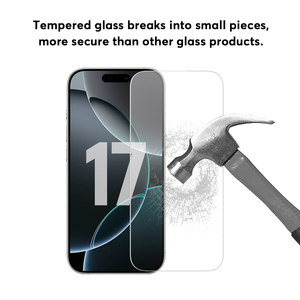 2.5D Rõ Ràng Bảo Vệ Màn Hình 9H Điện Thoại Di Động Tempered Glass Đối Với <span class=keywords><strong>iPhone</strong></span> 17 Không Khí Bảo Vệ Màn Hình - Product Image 4