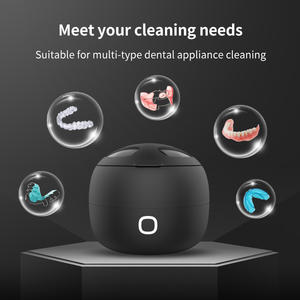 Skymen Factory ODM 200ml nettoyeur de prothèse dentaire à ultrasons Pod dentaire nettoyeur à ultrasons pour retenue pour protège-dents aligneur accolades - Product Image 5