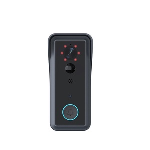 Timbre de video impulsado por energía solar Visión nocturna Detección de movimiento Función de intercomunicación Ahorro de energía Control DE ACCESO biométrico - Product Image 1