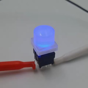 Honyone serie TS6-A tonda Top da 10mm con LED 6 + 2 Pin con attacco PCB Mini interruttore a pulsante - Product Image 2