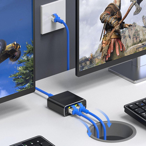 1000Mbps Ethernet Splitter <strong>Network</strong> Adapter RJ45 POE 1X2 1X3 1X4 LAN Extender for PC <strong>Computer</strong> Router Switch Works Simultaneously - Product Image 4
