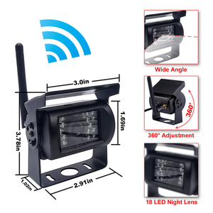 One CH Backup Camera <strong>System</strong> Kit 7&quot; <strong>LCD</strong> Reversing Monitor Wide Angle Van <strong>Reverse</strong> Camera IR Night Vision Heavy Duty <strong>Reverse</strong> Camera - Product Image 4