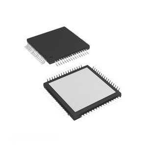 Electronic Circuit Components IC ADC 16BIT SIGMA-DELTA 64HTQFP <strong>ADS1606IPAPT</strong> Data Acquisition - Product Image 1