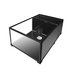 REPTIZOO RKE0204 iki bir tamamen ayrılabilir Deluxe kolay temiz kaplumbağa evi ve aktif ve dinlenme alanı ile sürüngen yaşam alanı - Product Image 3