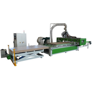 Auto Nest Cabinet Produktions linie Atc Wood Cnc Router für Möbel mit Lade-und Entlade plattform - Product Image 1