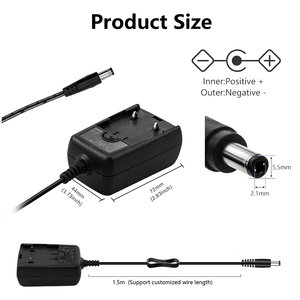 Adaptador de enchufe intercambiable directo de fábrica 5V 3A 15W Salida 9V 2A 18W Montado en la pared 12V 1.5A Adaptador de corriente de enchufe múltiple desmontable - Product Image 2