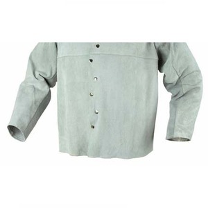 Customizable Men's Cow Split Leather Welding Jacket Safety Clothing for Welders