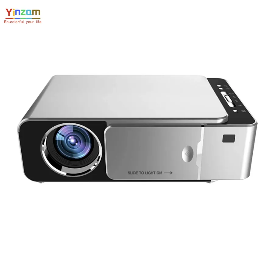 Yinзам T6 проектор, цифровой умный Wifi T6 проектор 3500 люмен 1280x720P ЖК-проектор светодиодный проектор 3D 1080P 4K проектор