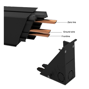 Wall Surface Mounted Smart Kitchen Office Rail Power Track <strong>System</strong> Socket Power Track Outlet With <strong>Type</strong> C USB Removable Adapter - Product Image 2