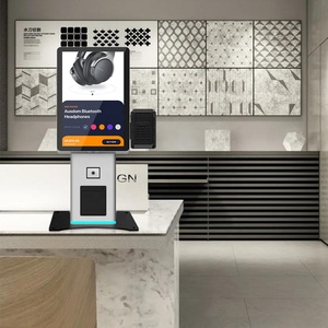 21.5 inç Android ödeme atmbill dokunmatik ekran restoran sipariş makinesi akıllı terminali pos nakit self-service ödeme kiosk - Product Image 3