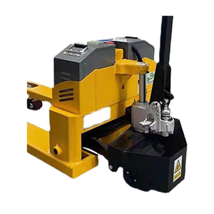Transpaleta hidráulica de acero pequeña para ganado, plataforma de remolque manual eléctrica de tres ruedas para cargar herramientas de descarga para - Product Image 3