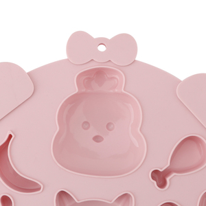 Chứng nhận BPA miễn phí dễ dàng-phát hành linh hoạt silicon khuôn Ice Cream Maker trong hình dạng của cừu hổ thỏ chuối chân gà - Product Image 3