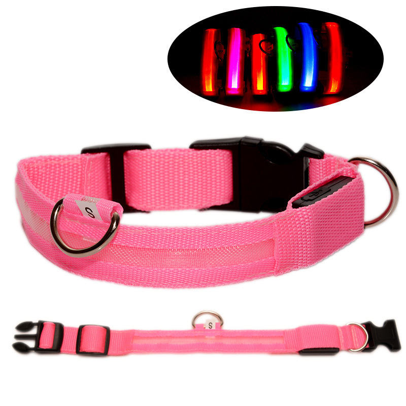 Collar para perro rosa 6