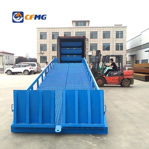 Einstellbarer hydraulischer Container Dock Laderaum Rampe manuelles Handhabung logistik lager für den Fracht transport - Product Image 2
