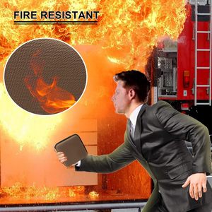 32容量CD/DVD书，防火dvd盒EVA保护DVD存储活页夹，便携式cd架存储盒 - Product Image 2